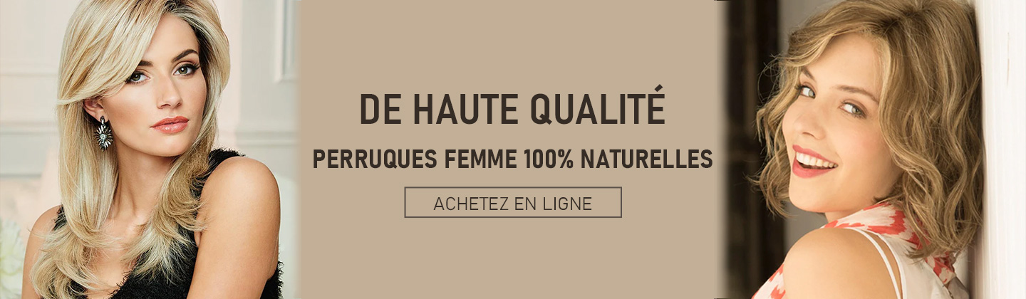 Perruque Courte Cheveux Humain