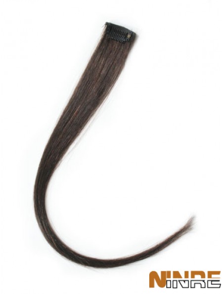 Agrafe droite moderne de cheveux de Remy de Brown dans des prolongements de cheveux