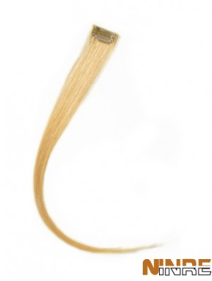 Pince à cheveux blonde remy droite à la mode dans les extensions de cheveux