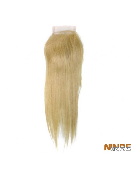 Meilleures fermetures en dentelle blonde longue et droite