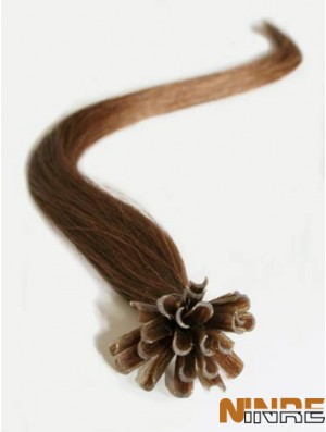 Extensions de cheveux Brown Straight Nail moins cher / U Tip