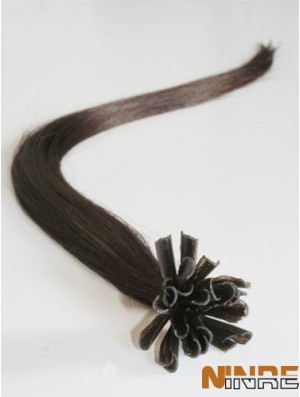 Rallonges de cheveux à pointe droite en forme d'ongle / U