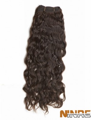 Extensions de trame de cheveux humains bruns bouclés et remy