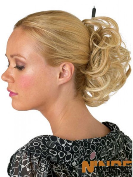 Postiche de chignon blonde