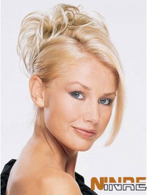 Morceaux de cheveux blonds Buns