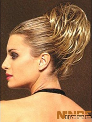 Clip sur les postiches UK Style droit Longueur courte Couleur blonde