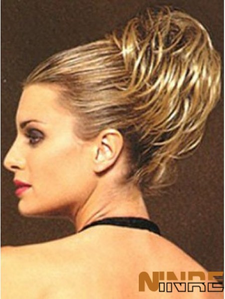 Clip sur les postiches UK Style droit Longueur courte Couleur blonde