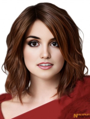 Perruques Remy Humain Bouclés Style Auburn Couleur Bobs Coupe