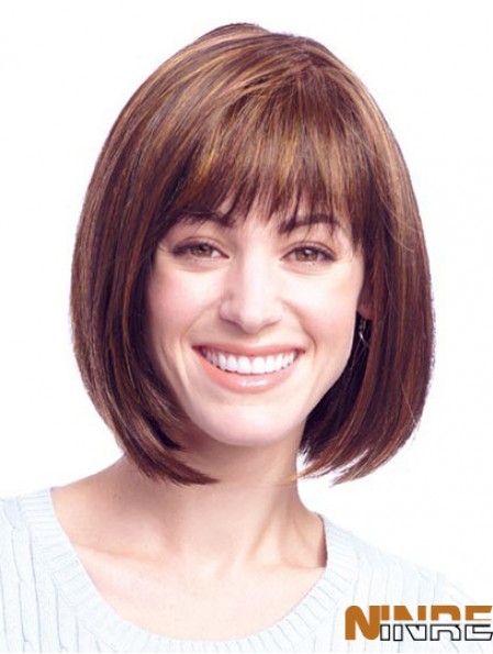 perruques de cheveux humains avec des bobines