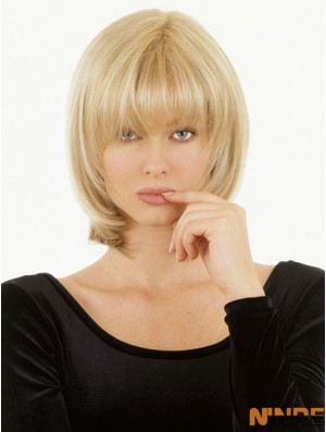 Monofilament cheveux humains Topper UK Style droit avec une frange