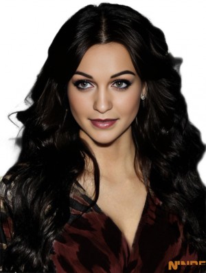  Lace Front Remy Couleur Noir Humain Longue Longueur