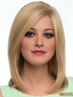 Perruques de cheveux humains pour les femmes avec une longueur d'épaule sans bangs