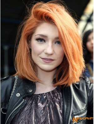Cheveux synthétiques Bob Nicola Roberts perruques Remy avec Bobs capless coupe couleur recadrée
