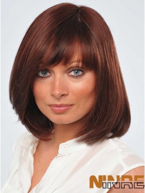 Perruques Monofilament Fabulous Red Bobs de 12 pouces