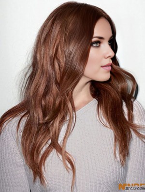 Style droit de longue longueur de dentelle de perruque de monofilament de cheveux humains avant