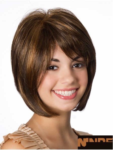 Coiffures droites avant de dentelle de 10 pouces Brown Bob