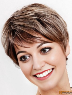 lace front boycuts cheveux humains perruques