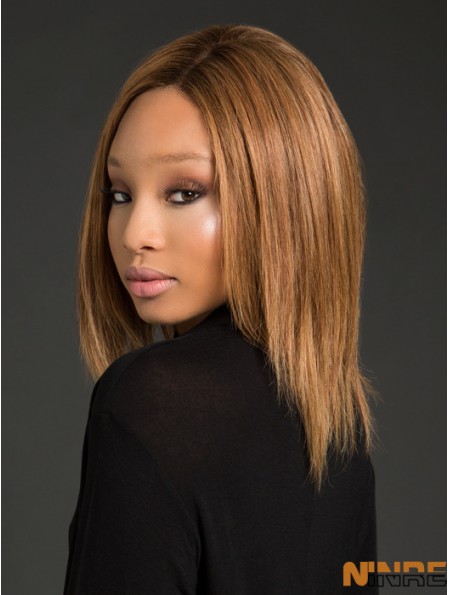 Longueur d'épaule bruns Bobs Straight Perruques Full Lace appropriées