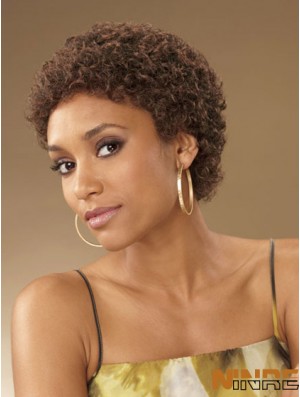 Cheveux synthétique perruques africains bouclés style