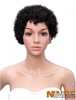 Perruques en dentelle noire de 8 pouces pour les femmes noires