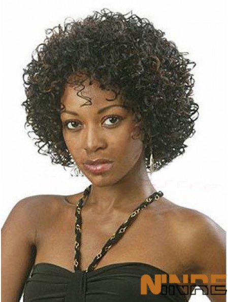 Nouvelles perruques crépues de longueur de menton de 10 pouces pour les femmes noires