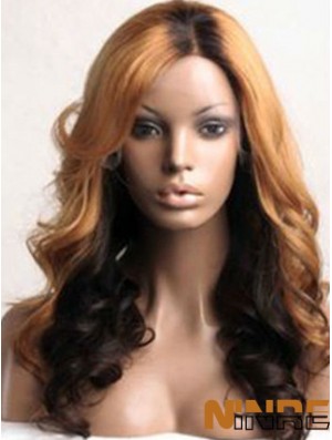 Coiffures de femme noire ondulée Remy Human Lace Front