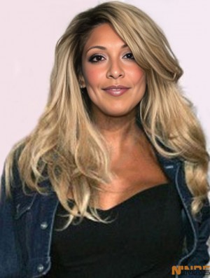 Layered Wavy Blonde 18 pouces populaires  perruques