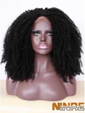 Perruques avant en dentelle noire de 18 pouces pour les femmes noires