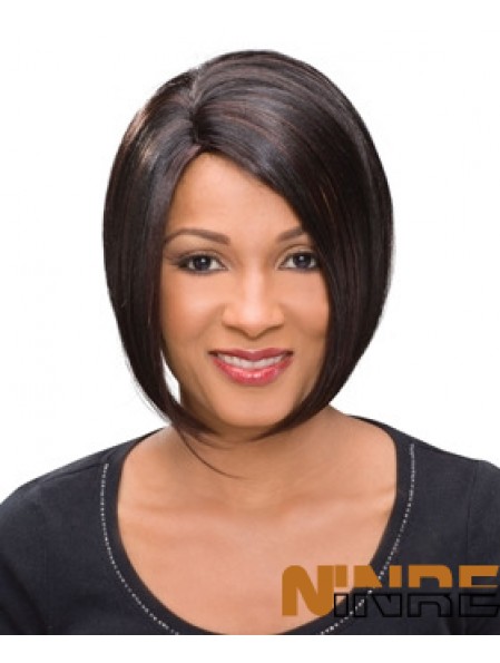 Perruques afro-américaines de longueur de menton Auburn Straight Bobs de haute qualité