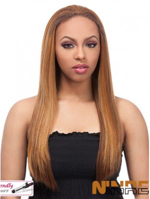 22 pouces Blonde Lace Front Wigs pour les femmes noires