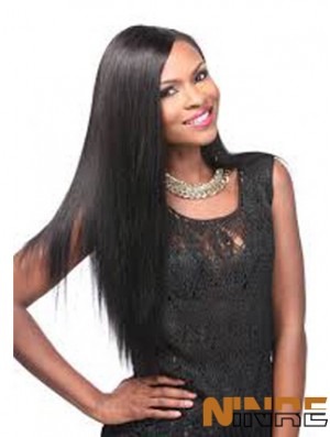 Perruques avant en dentelle noire de 18 pouces pour les femmes noires