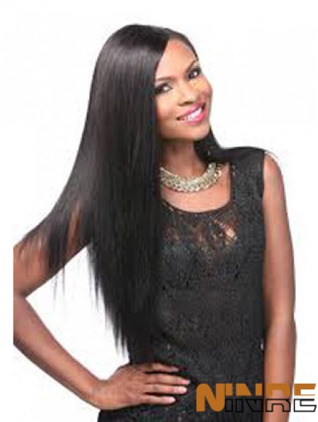 Perruques avant en dentelle noire de 18 pouces pour les femmes noires