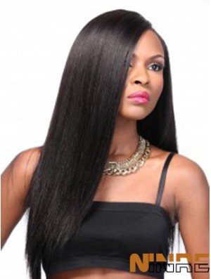Perruques avant en dentelle noire de 20 pouces pour les femmes noires