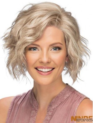 Lace Front Short Blonde Curly Perruques Classiques Abordables Pour Femmes