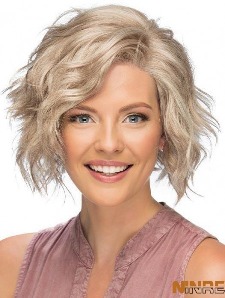 Lace Front Short Blonde Curly Perruques Classiques Abordables Pour Femmes