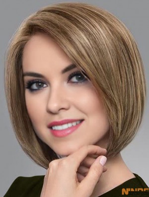 Perruques synthétiques à la mode à la mode blonde