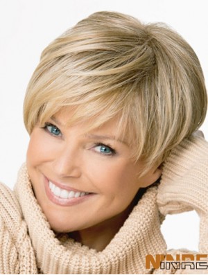 Cheveux synthétiques Boycuts de style droit avec