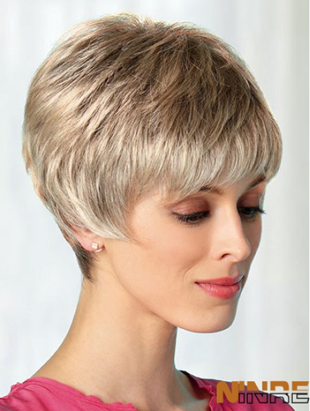 Boycuts Blonde 8  inchmeilleures perruques courtes