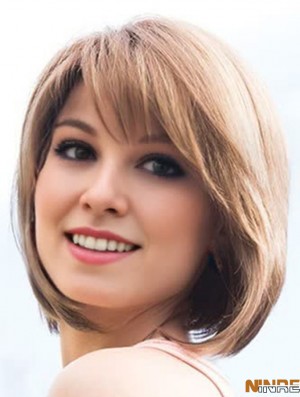 Monofilament Straight Bobs Chin Longueur Synthetic Custom Fit Perruque Maker
