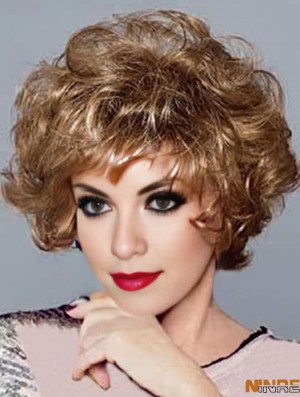 Curly Blonde Perfect Short Classic Perruques