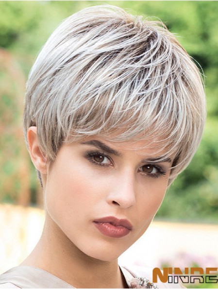 Mode 6 pouces droite Boycuts perruques courtes