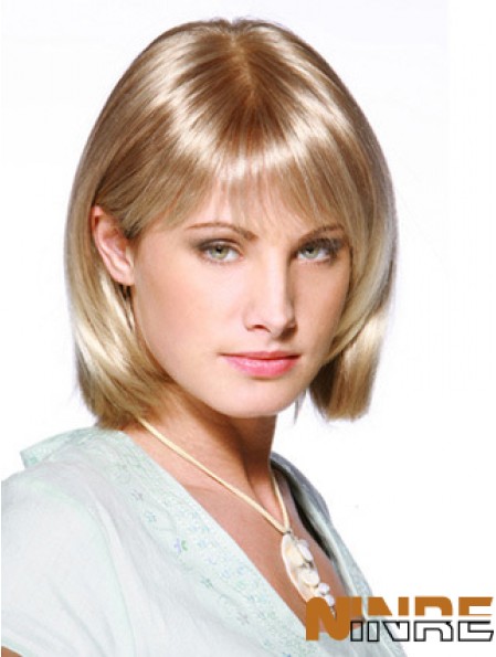 Lace Front Chin Longueur Straight Blonde Fabulous Bob Perruques