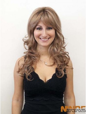 Wavy Layered Long Blonde New Lace Front Perruques