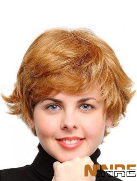 Cheveux synthétiques pleine tête les moins chers au Royaume-Uni avec couleur capless Auburn