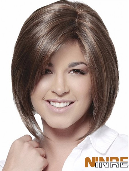 Bobs Brown Straight Chin Length 10  inchPerruques moyennes de haute qualité
