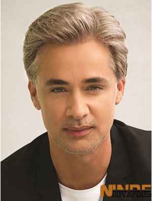 Classic 6  inchStraight Synthetic Blonde Wig Short Men