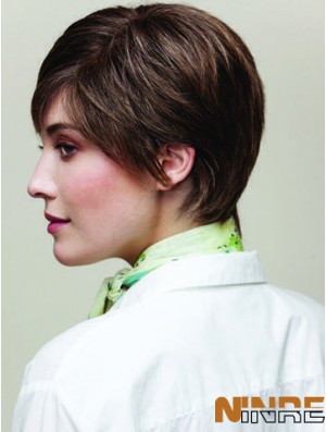 Boycuts droits 8  inchperruques courtes et durables