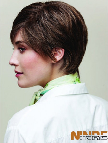 Boycuts droits 8  inchperruques courtes et durables