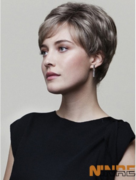 Boycuts droits 6  inchperruques courtes pratiques