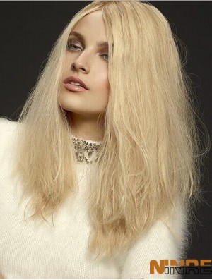 Wavy Layered Lace Front Cheap 18  inchBlonde Longue Perruques